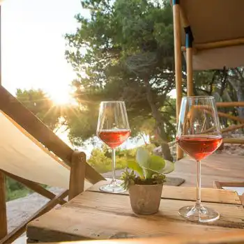 Insel mieten Kroatien Incentivereisen Firmenevent Firmenreisen Forest Lodge Terasse