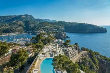 Mallorca Incentive Tagung Buyout Offsite Teamevent Natur Resort aus Vogelperspektive